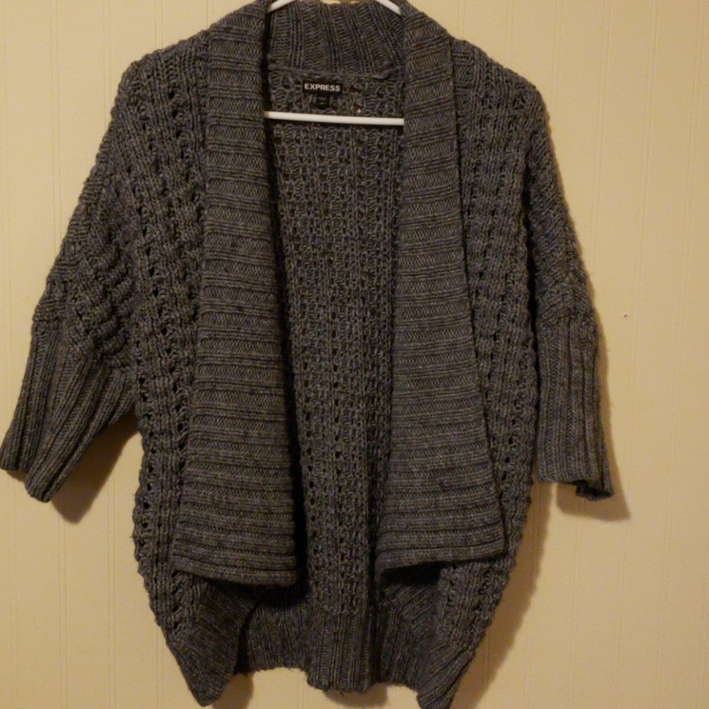 Express Knit Shrug, size L